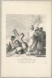 Via crucis - Station VII, He Falls Beneath the Cross the Second Time