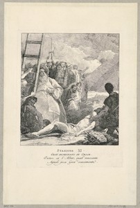 Via crucis - Station XI, Jesus Nailed to the Cross