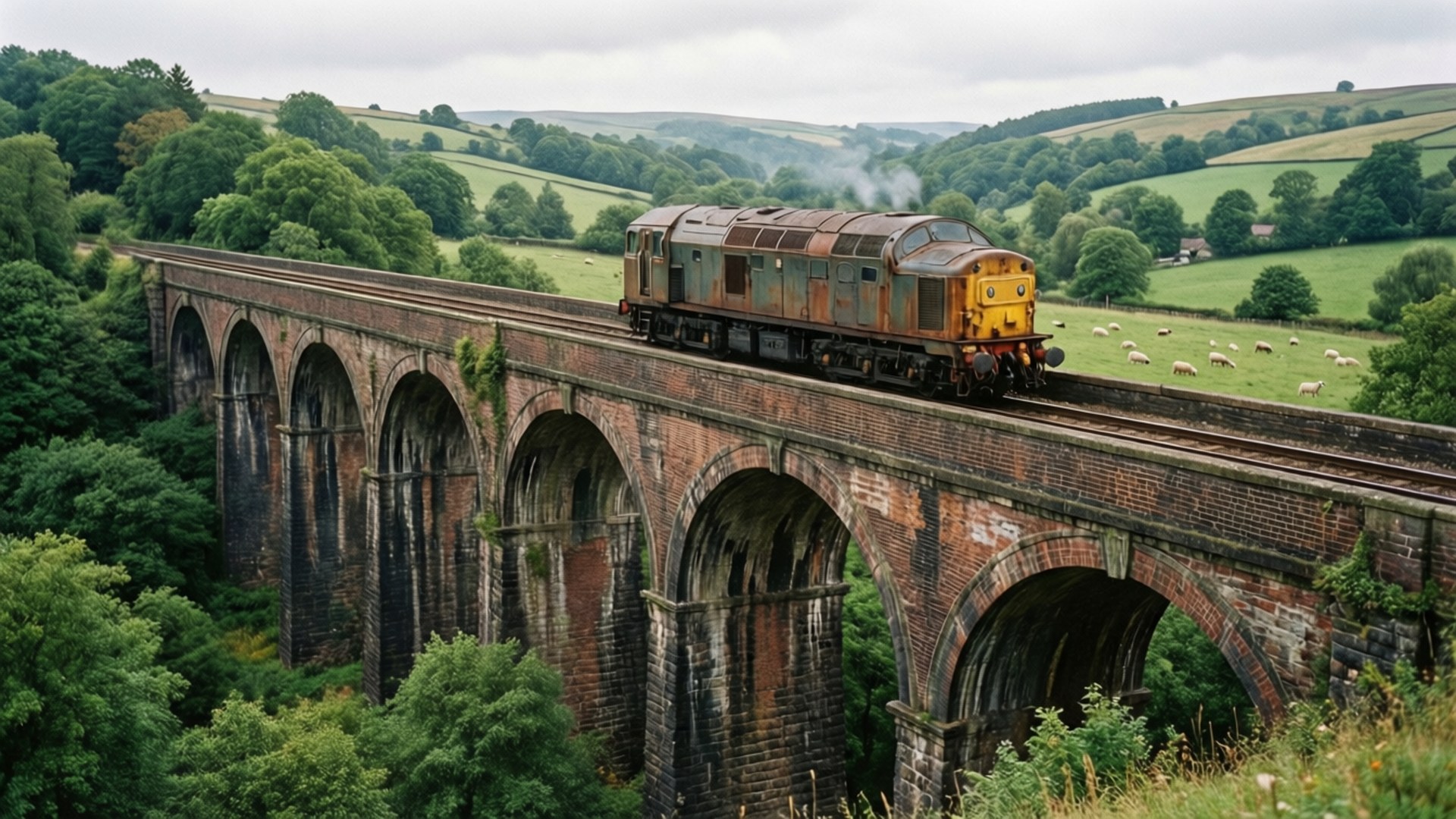 Viaduct Valley View by Wallpapers.art Studio