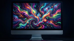 Vibrant Abstract Display
