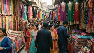 Vibrant Anarkali Bazaar