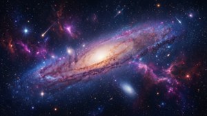 Vibrant Galaxy Space
