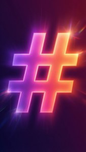 Vibrant Gradient Hashtag