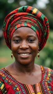 Vibrant Nigerian Woman