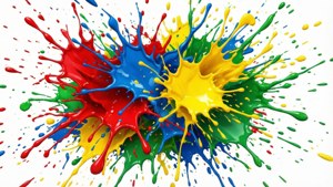 Vibrant Paint Splat