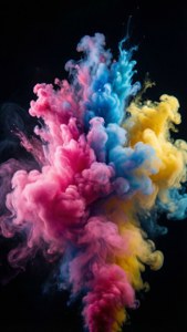 Vibrant Smoke Burst