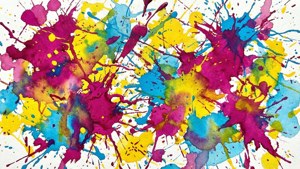 Vibrant Splash Abstract