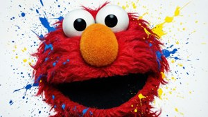 Vibrant Splash Elmo