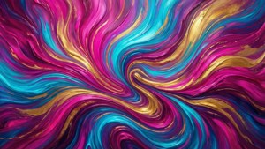 Vibrant Swirls Abstract