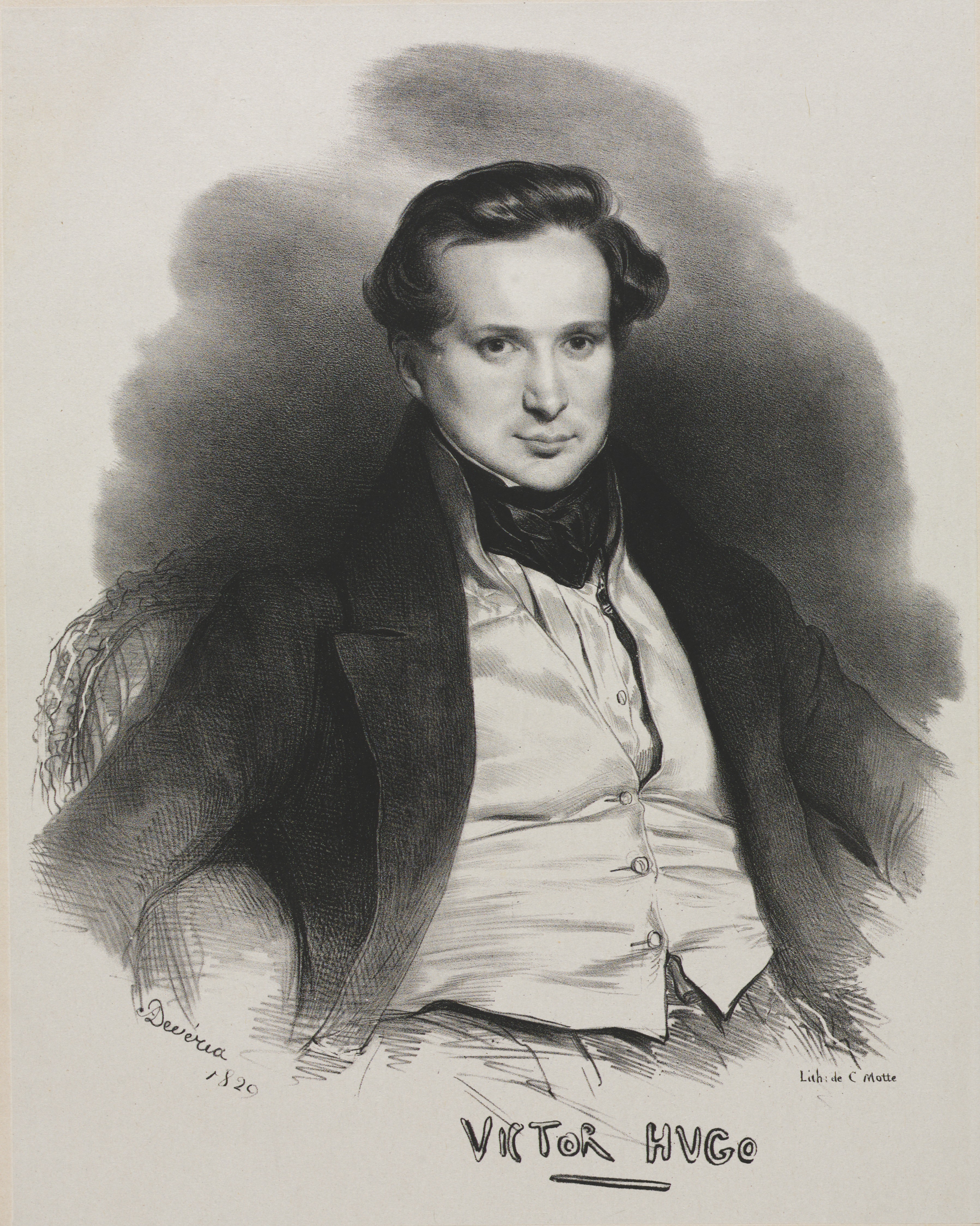 Victor Hugo by Achille Devéria