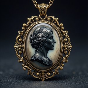 Victorian Cameo Pendant