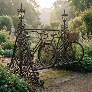 Victorian Garden Bike Rack