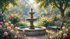 Victorian Garden Serenity