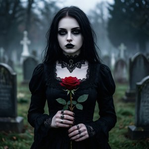 Victorian Goth Rose