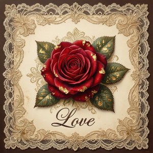 Victorian Love Card