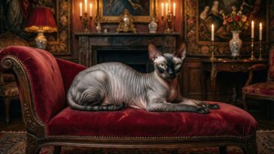 Victorian Lykoi Elegance