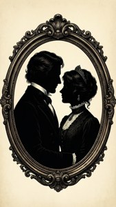 Victorian Silhouette Portrait