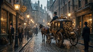 Victorian Steampunk Street