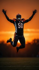 Victory Jump Silhouette