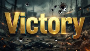 Victory Typography Wallpaper