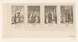 Vier huwelijksaanzoeken
