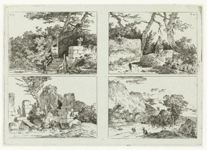 Vier landschappen