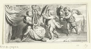 Vier putti met attributen