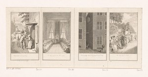 Vier scènes uit de geschiedenis van Blaise Gaulard