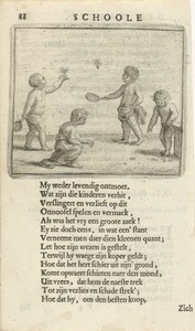 Vier spelende kinderen