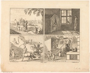 Vier voorstellingen over de beïnvloeding van menselijke gedachten