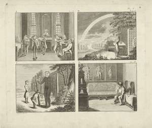 Vier voorstellingen over de eigenschappen van de ziel, plaat 1