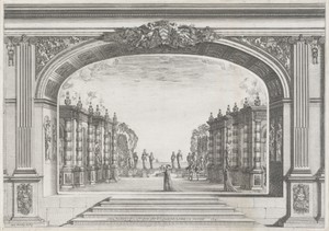 Vierde acte van 'Mirame' met vier acteurs