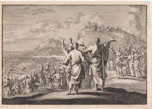 Viering van de ondergang van het Egyptische leger