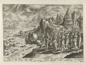 Viering van de ondergang van het Egyptische leger