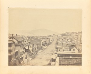 View down Stockton Street.