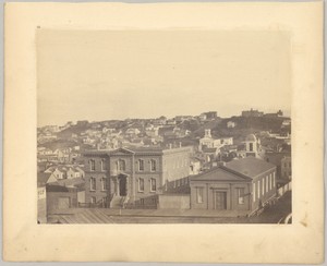 View from Kearny Street - in the Foreground the Orphans' Asylum