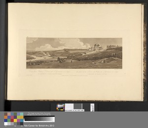 View from Palace Terrace at St. Germain en Laye; The Aquaduct of Marli, seen in the distance