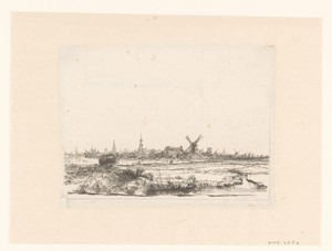 View of Amsterdam from the Kadijk