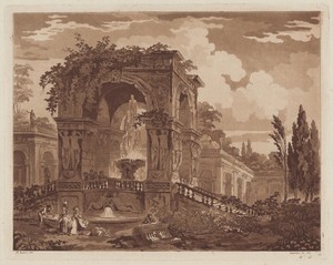 View of an Antique Fountain