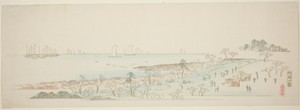 View of Goten Hill (Gotenyama no zu), from the series "Thirteen Views of the Environs of Edo"