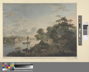 View of Millbank on the River Thames near London
