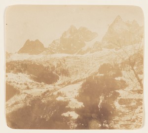 [View of Mountains in Snow]
