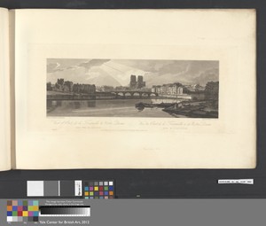 View of Pont de la Tournelle and Notre Dame taken from the Arsenal