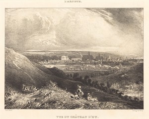 View of the Chateau d'Eu (Vue du Chateau d'Eu)