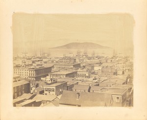 View of the City from Stockton Street, containing the portions between Washington and Sacramento Streets.
