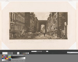 View of the Gate of St. Denis Taken from the Suburbs.
