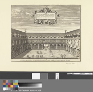 View of the Interior Court of the Royal Exchange