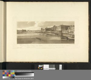 View of the Louvre & Bridge of the Thuilleries taken from Pont Neuf
