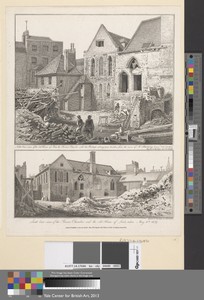 View of the old House of Lords, the Prince's Chamber and the Bishop's robing-room...