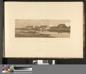 View of the Palace and Village of Choisi on the Banks of the Seine